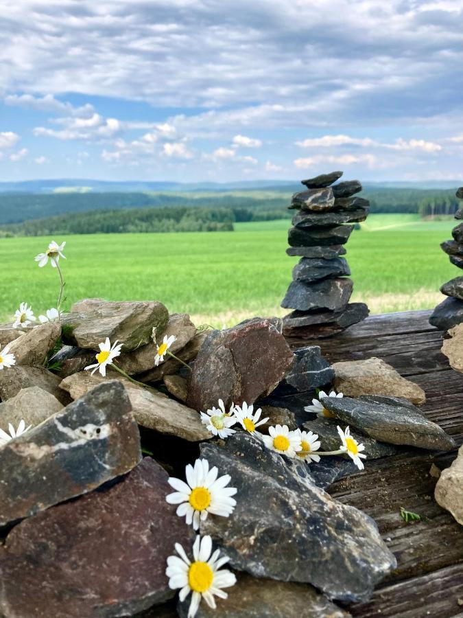 Wohlfuehlherberge Weitblick Erlbach  Dış mekan fotoğraf